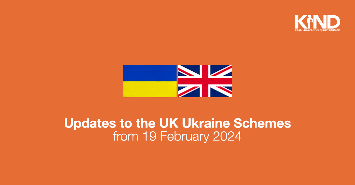 Updates to the UK Ukraine Schemes from 19 February 2024 – Kids In Need ...